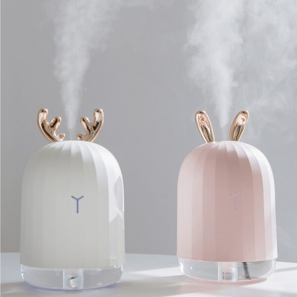 Ultrasonic Air Humidifier / Diffuser with Antlers / Ears