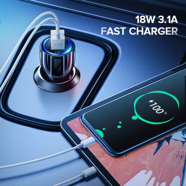 Universal Car Charger with Dual USB - Image 3