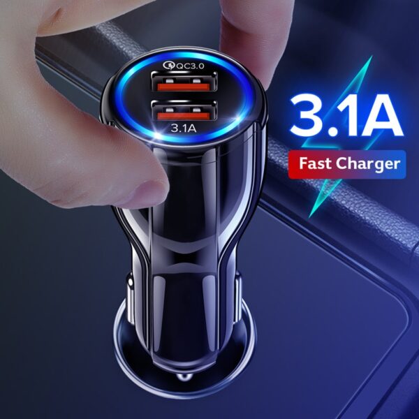 Universal Car Charger with Dual USB - Image 2